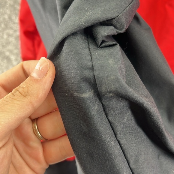 VTG Wearguard Coca Cola Long Sleeve Zip Up Jacket Red Black Mens XL Windbreaker - Picture 7 of 13